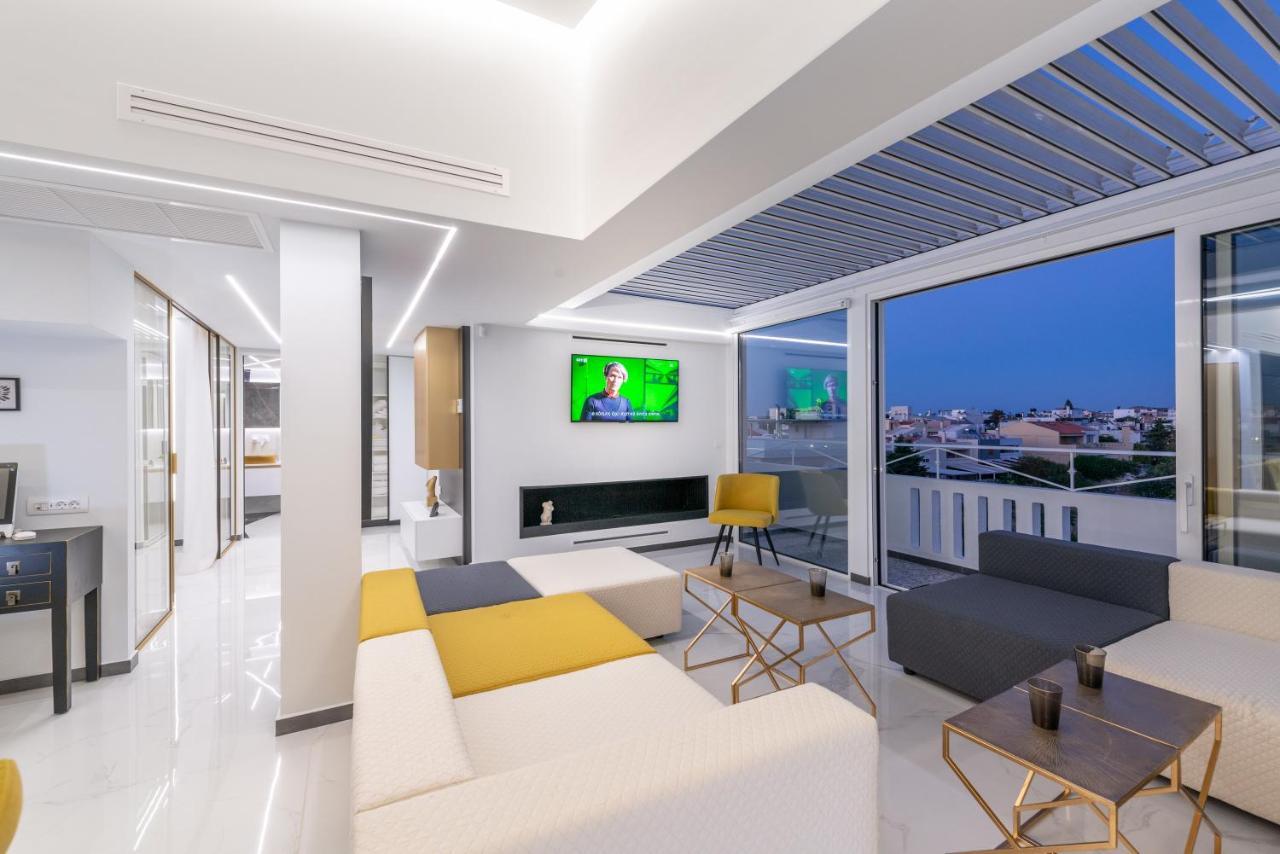 H Experience Spectacular Rooftop Loft Iraklio Exterior foto